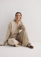 Load image into Gallery viewer, HOME LOVE: STILLNESS KNIT PANT - OAT
