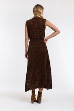 Load image into Gallery viewer, 365 DAYS: PHILLIPA LACE &amp; LOCKET TANK - CHOCOLATE
