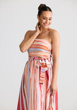 Load image into Gallery viewer, BRAVE &amp; TRUE: AVALON DRESS: PAINTERLY STRIPE
