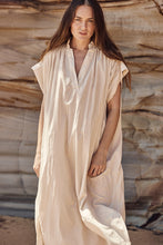 Load image into Gallery viewer, MAMAPAPA: DEVONPORT COTTON DRESS - RASPBERRY
