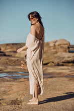 Load image into Gallery viewer, MAMAPAPA: AVIGNON T-SHIRT DRESS - BEIGE
