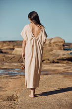Load image into Gallery viewer, MAMAPAPA: AVIGNON T-SHIRT DRESS - BEIGE
