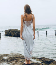 Load image into Gallery viewer, MOSS GROTTO: DUSK LACE SLIP - CRUSH BLUE
