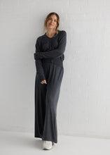 Load image into Gallery viewer, HOME LOVE: STILLNESS KNIT PANT - CHARCOAL
