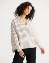 Load image into Gallery viewer, SHANTY: WANDER LONG SLEEVE TOP - NATURAL STITCH
