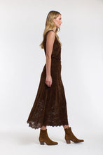 Load image into Gallery viewer, 365 DAYS: PHILLIPA LACE &amp; LOCKET TANK - CHOCOLATE
