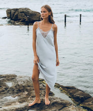 Load image into Gallery viewer, MOSS GROTTO: DUSK LACE SLIP - CRUSH BLUE
