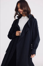 Load image into Gallery viewer, BRAVE &amp; TRUE: CRESSIDA RAINCOAT - BLACK
