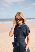 Load image into Gallery viewer, HOLIDAY: CORDELIA DRESS - NAVY
