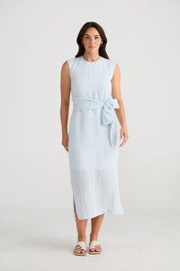 BRAVE & TRUE: TURNING POINT DRESS - SKY