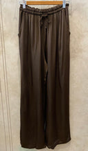 Load image into Gallery viewer, MAMAPAPA: PILAR SILK PANTS - CHOCOLATE
