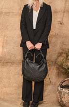 Load image into Gallery viewer, MAMAPAPA LEON DRAWSTRING BAG - BLACK
