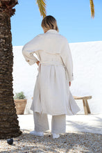 Load image into Gallery viewer, THE ITALIAN CARTEL: SILLABARE TRENCH - NATURAL
