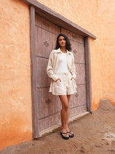 Load image into Gallery viewer, TALISMAN: BOHDI SHORTS - NATURAL STRIPE
