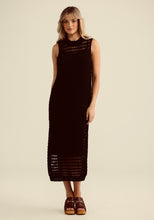 Load image into Gallery viewer, TALISMAN: VELA KNIT DRESS - BLACK
