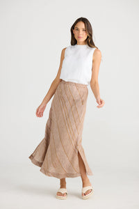 SHANTY: SICILY SKIRT - DIEGO STRIPE