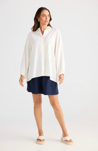 BRAVE & TRUE: MONTY SHIRT - OFF WHITE