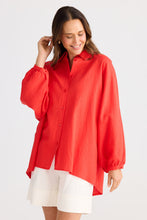 Load image into Gallery viewer, BRAVE &amp; TRUE: MONTY SHIRT - POPPY RED
