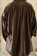 Load image into Gallery viewer, MAMAPAPA: MILANO BLOUSE - CHOCOLATE
