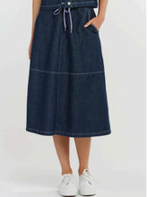 Load image into Gallery viewer, 365 DAYS: EASTON DENIM SKIRT - INDIGO
