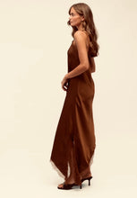 Load image into Gallery viewer, MOSS GROTTO: TATIANA CAMISOLE SLIP DRESS - CHOCOLATE
