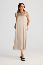 Load image into Gallery viewer, BRAVE &amp; TRUE: CELINE DRESS - STONE TAUPE
