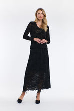 Load image into Gallery viewer, 365 DAYS: VICTORIA LACE &amp; LOCKET SKIRT - BLACK
