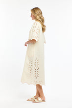 Load image into Gallery viewer, 365 DAYS: ANNIE EMBROIDERED DRESS - ANTIQUE CREAM
