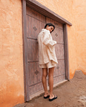 Load image into Gallery viewer, TALISMAN: BODHI SHIRT-NATURAL STRIPE

