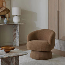 Load image into Gallery viewer, RUNE SWIVEL ARMCHAIR: BEIGE (This item is for pick up only!)
