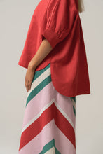 Load image into Gallery viewer, FOUND BY TWO:  GIA SKIRT - LARGE STRIPE
