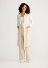 Load image into Gallery viewer, SHANTY: NOA LONG VEST - NATURAL
