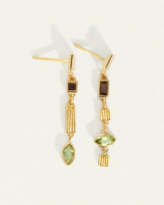 TEMPLE OF THE SUN: CINDI EARRINGS - GOLD VERMEIL