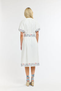 365 DAYS: FOLKLORE DRESS - WHITE