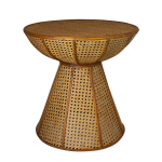 MOSS GROTTO: RATTAN SIDE TABLE (This product is only available for CLICK + COLLECT)