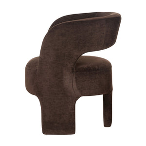 NELSON FORMES ARMCHAIR - CHOCOLATE