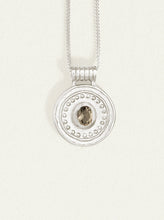 Load image into Gallery viewer, TEMPLE OF THE SUN: DENARII COIN NECKLACE - STERLING SILVER-SMOKY QUARTZ
