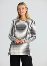 Load image into Gallery viewer, HOMELOVE: SANA  L/S TOP - STRIPE
