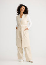 Load image into Gallery viewer, SHANTY: NOA LONG VEST - NATURAL
