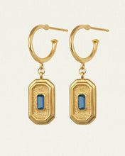 Load image into Gallery viewer, TEMPLE OF THE SUN- BYZANTINE EARRINGS-GOLD VERMEIL
