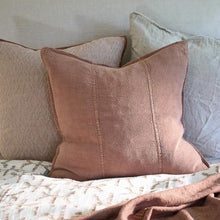 Load image into Gallery viewer, EADIE: LUCA LINEN CUSHION - CLAY

