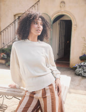 Load image into Gallery viewer, SHANTY: ANAIS KNIT TOP - OATMEAL
