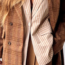 Load image into Gallery viewer, MAMAPAPA: CARCOAR BLAZER - STRIPE
