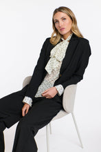 Load image into Gallery viewer, 365 DAYS: MILLA PUSSY BOW TOP - CREAM W/- BLACK SPOT
