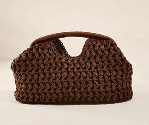MISS MOSS: JULIETTE CLUTCH - CHOCOLATE