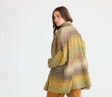 Load image into Gallery viewer, TALISMAN: AMARA  OMBRÉ  CARDIGAN - OLIVE
