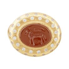 Load image into Gallery viewer, CLEOPATRAS BLING: GAIUS RING - 18K GOLD PLATED
