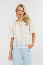 Load image into Gallery viewer, 365 DAYS: IVY EMBROIDERED TOP - WHITE FLORAL
