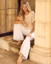 Load image into Gallery viewer, SHANTY: ISSA KNIT TEE - NATURAL

