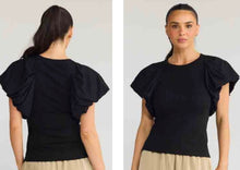 Load image into Gallery viewer, BRAVE &amp; TRUE: CLAUDETTE TEE - BLACK
